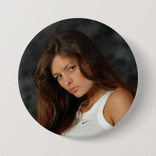 GROTE FOTO KNOP RONDE BUTTON 7,6 CM (Voorkant)