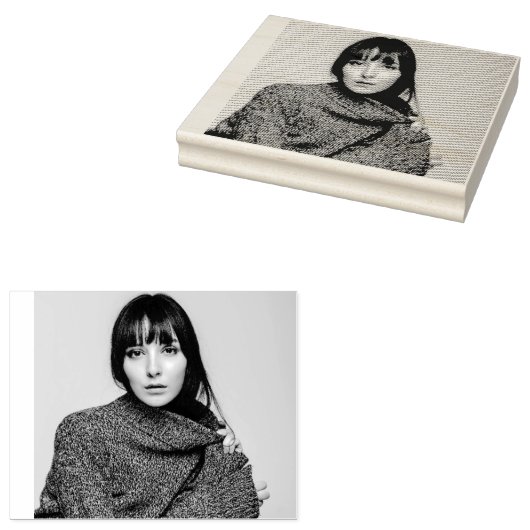 Grote FOTO rubberstempel op maat BIG (Gestempeld)