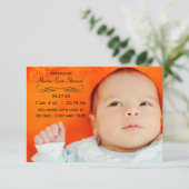 Grote foto Vlaanderen - 3x5 geboorteaankondiging Aankondiging (Staand voorkant)