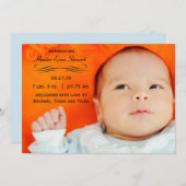 Grote foto Vlaanderen - Aankondiging geboorte (Voorkant / Achterkant)