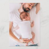 GROTE FOTO'S | witte belettering Vrolijk kerstfees Feestdagenkaart (Achterkant)