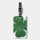 Grote Four Leaf Clover -  stijl Bagagelabel (Voorkant verticaal)