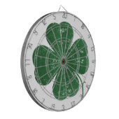 Grote Four Leaf Clover -  stijl Dartbord (Voorkant Links)