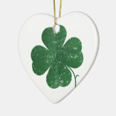 Grote Four Leaf Clover -  stijl Keramisch Ornament (Links)
