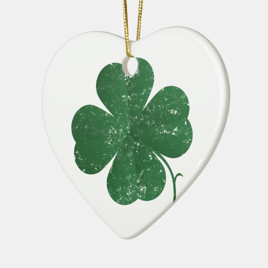 Grote Four Leaf Clover -  stijl Keramisch Ornament (Links)