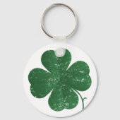 Grote Four Leaf Clover - stijl Sleutelhanger (Voorkant)