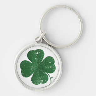 Grote Four Leaf Clover -  stijl Sleutelhanger