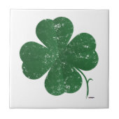 Grote Four Leaf Clover - stijl Tegeltje (Voorkant)