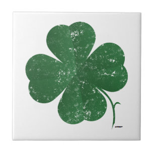 Grote Four Leaf Clover -  stijl Tegeltje