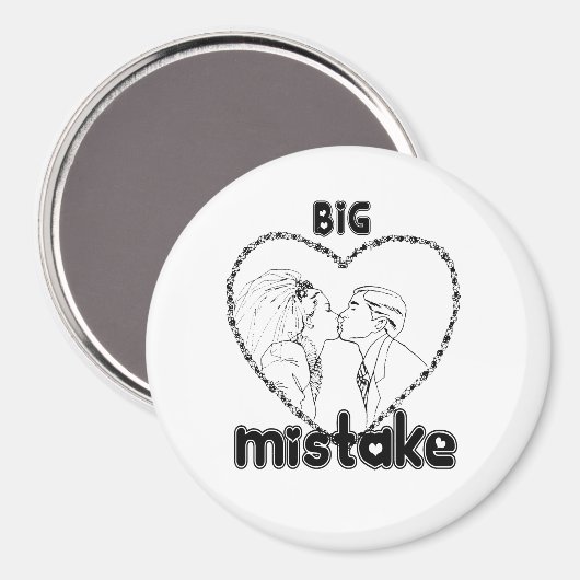 GROTE FOUT MAGNEET (Voorkant / Achterkant)