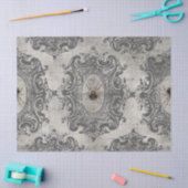 Grote Framed-spin op lichtgrijze ontkoppeling Tissuepapier (Craft)