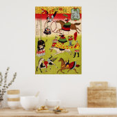 Grote Franse circus op het terrein van Shokonsha Poster (Keuken)