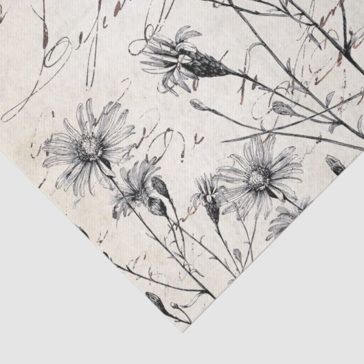 GROTE Franse ontkoppeling van Wildbloemdragonfly v Tissuepapier (Detail)