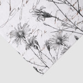 GROTE Franse ontkoppeling van Wildbloemdragonfly v Tissuepapier (Detail)