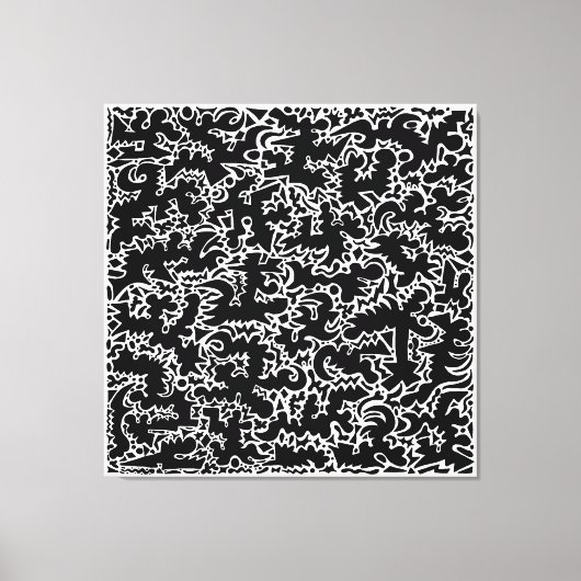 Grote Friggin Tribal Canvas Print (Voorkant)