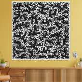 Grote Friggin Tribal Canvas Print (Insitu (Woonkamer))