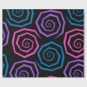 Grote Funky Swirls Cadeaupapier (Vlak)