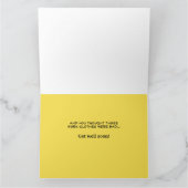 Grote Funny Get Well Kaart voor baas of collega (Binnen)