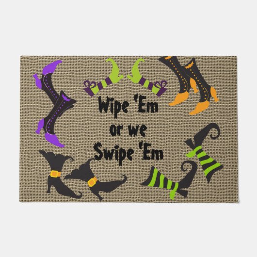 Grote Funny Halloween Doormat Deurmat (Voorkant)