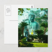 Grote Gaibutsu bij Kamakura Giant Buddha Japan Briefkaart (Voorkant / Achterkant)