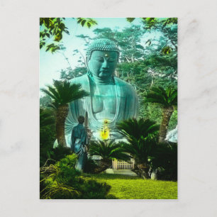 Grote Gaibutsu bij Kamakura Giant Buddha Japan Briefkaart