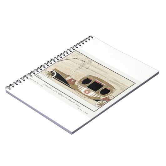 Grote gala autobus, Charles Martin Notitieboek (Linkerzijde)