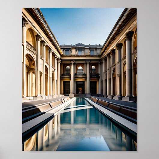 Grote Galerie van het Louvre Poster (Voorkant)