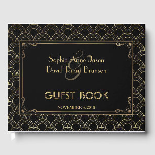 Grote Gatsby  Art Deco Wedding Gastenboek