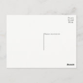 Grote Gatsby Dank U Zwart Goud Art Deco Bruiloft Briefkaart (Achterkant)