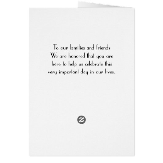 Grote Gatsby Gouden Art Deco Huwelijksprogramma's (Achterkant)