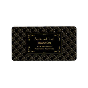 Grote Gatsby  jaren 20 Art Deco Wedding Etiket