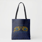 Grote Gatsby-ogen van Eckleburg Tote Bag (Voorkant)