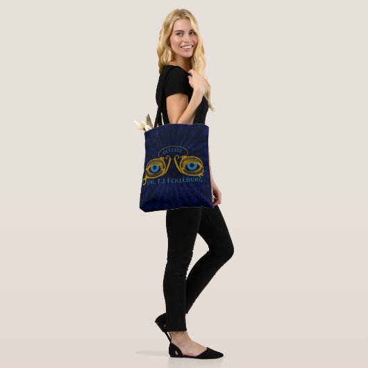 Grote Gatsby-ogen van Eckleburg Tote Bag (Op model)