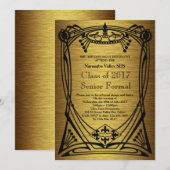 Grote Gatsby Prom Senior Formal Kaart (Voorkant / Achterkant)