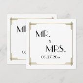 Grote Gatsby Witte Kaart Doos Kaarten (Voorkant / Achterkant)