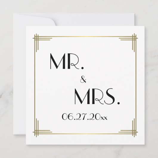 Grote Gatsby Witte Kaart Doos Kaarten (Achterkant)