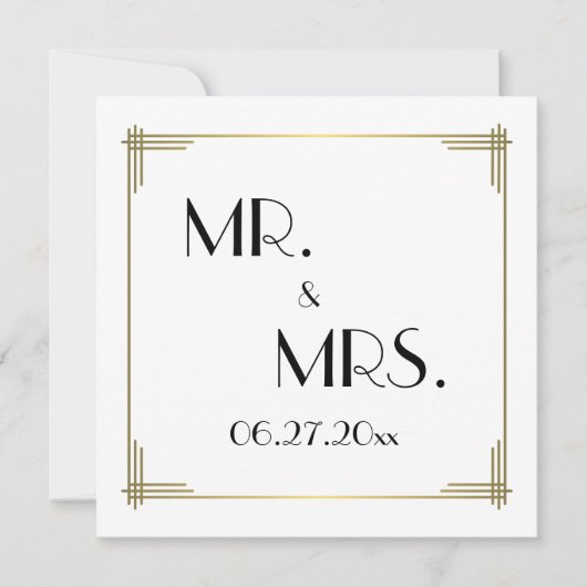 Grote Gatsby Witte Kaart Doos Kaarten (Voorkant)