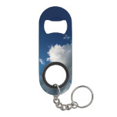 Grote gebogen wolk mini flessenopener (Achterkant)