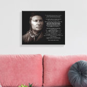 Grote Geest Oude Gebed citaat Canvas Afdruk (Insitu (Woonkamer))