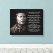 Grote Geest Oude Gebed citaat Canvas Afdruk (Insitu (Houten vloer))