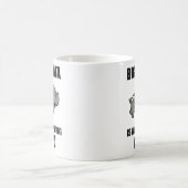 Grote gegevens kijken naar je koffiemok (Center)