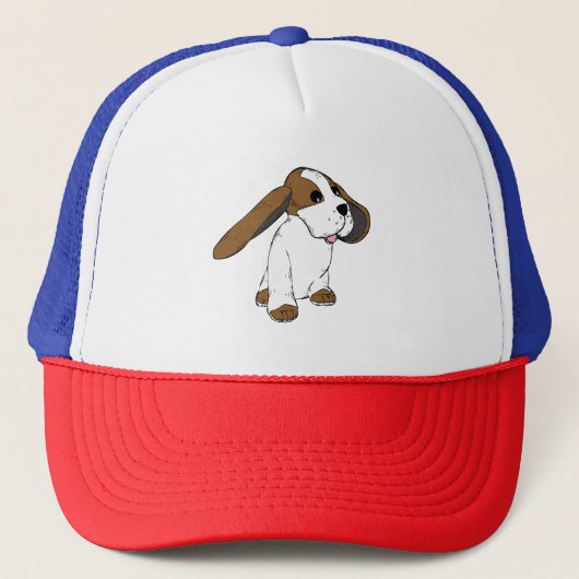 Grote Gehoorde Hond Trucker Pet (Voorkant)