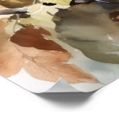 Grote Gehoornde Uil Bird Art Print Poster (Hoek)