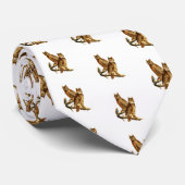 Grote gehoornde uil - Hoot Owl Stropdas (Opgerold)
