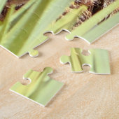 Grote gehoornde uil roofvogel legpuzzel (Zijkant)