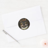 Grote gehoornde uil Stickers (Envelop)