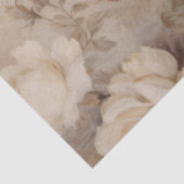 Grote  geïnspireerde elegante witte rozen tissuepapier (Detail)