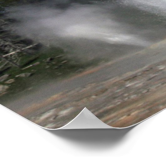 Grote geiser en brongeiser in geelsteen poster (Hoek)