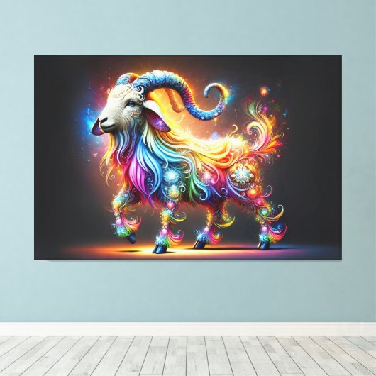 Grote GEIT Canvas Afdruk (Insitu (Houten vloer))