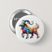 Grote GEIT Ronde Button 5,7 Cm (Voorkant /achterkant)